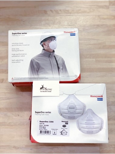 [FFP2 高防護] Honeywell SuperOne 3206 FFP2 呼氣閥口罩 (1個) 